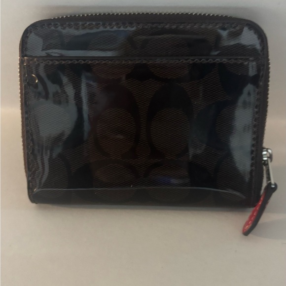 Coach Dark Brown Signature Wallet - Picture 2 of 8